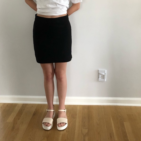 Black A-Line Mini Skirt - Picture 5 of 5